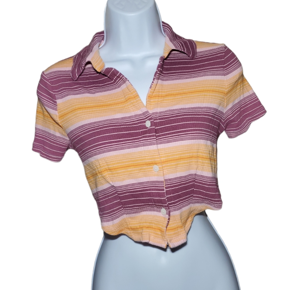 Stiped crop top
